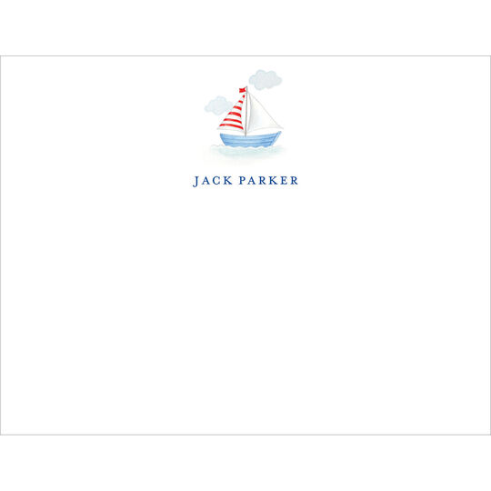 Smooth Sailing Flat Note Cards